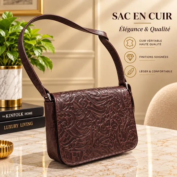 Sac en cuir véritable