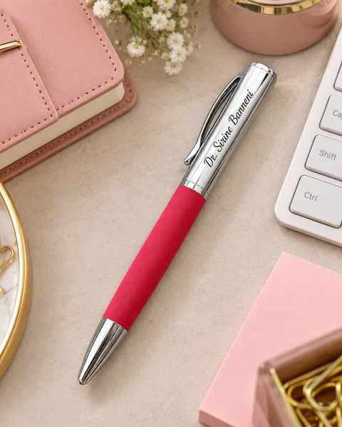 Stylo de Luxe Personnalisé Femme – Gravure Nom