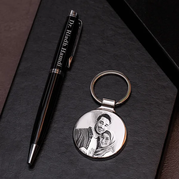 Coffret luxe stylo & briquet personnalisé
