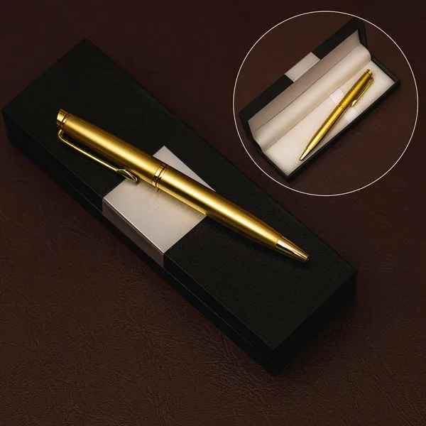 Stylo luxe personnalisé gold