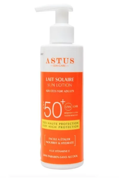 Astus lait solaire adulte spf50+ 200 ml