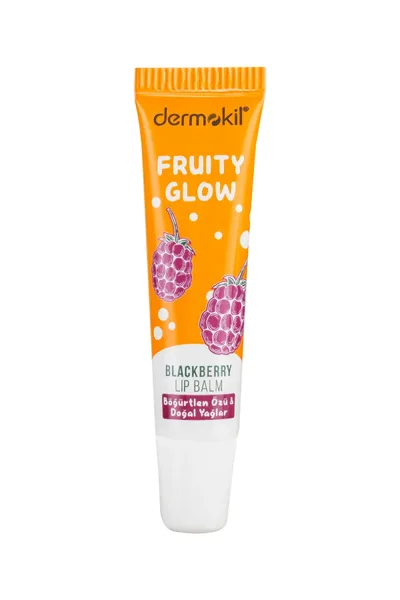 Dermokil blackberry extract and natural oils lip balm tube 15 ml