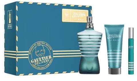 Jean Paul Gaultier coffret le male edt 125ml+10ml+ sg 75ml