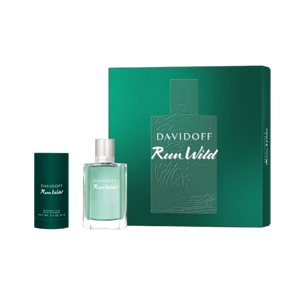 Davidoff coffret run wild edt 100ml + deo stick 75ml
