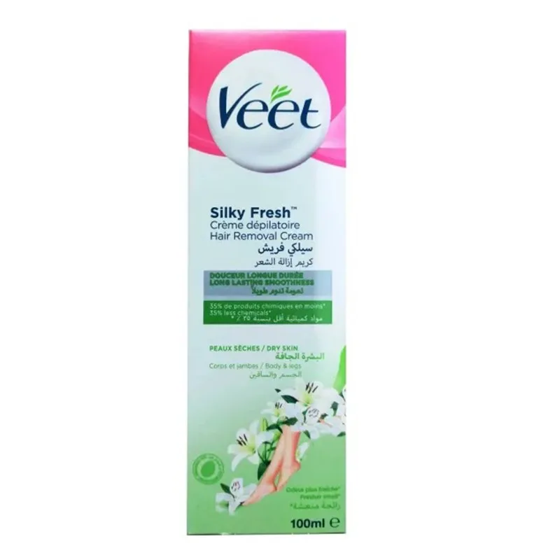 VEET Vert Crème Dépilatoire Peaux Sèches 100 ml