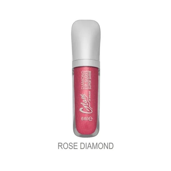 Lipgloss rose diamond Glam of Sweden