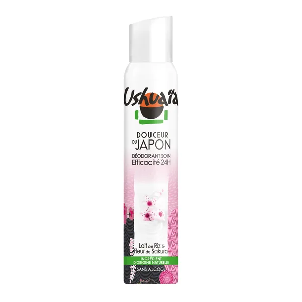 Ushuaia deodorant ato douce du japon lait de riz & the