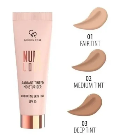 Golden Rose nude look radiant tinted moisturise