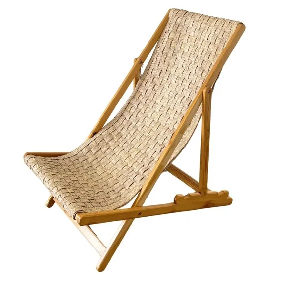 Chaise longue en fibre de palmier – Rico