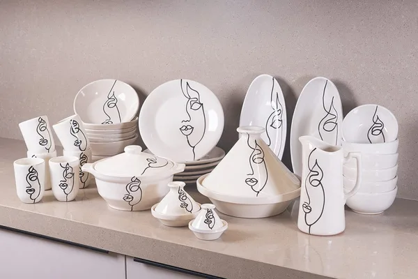 Service à table Face Art – 35 pièces
