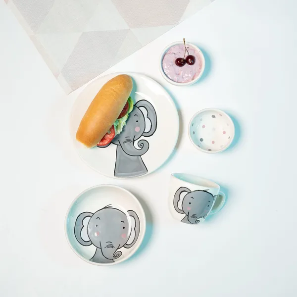 Set de repas Éléphant pour enfant
