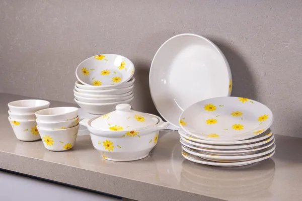 Sunflower – Service à Table 21 Pièces en Poterie