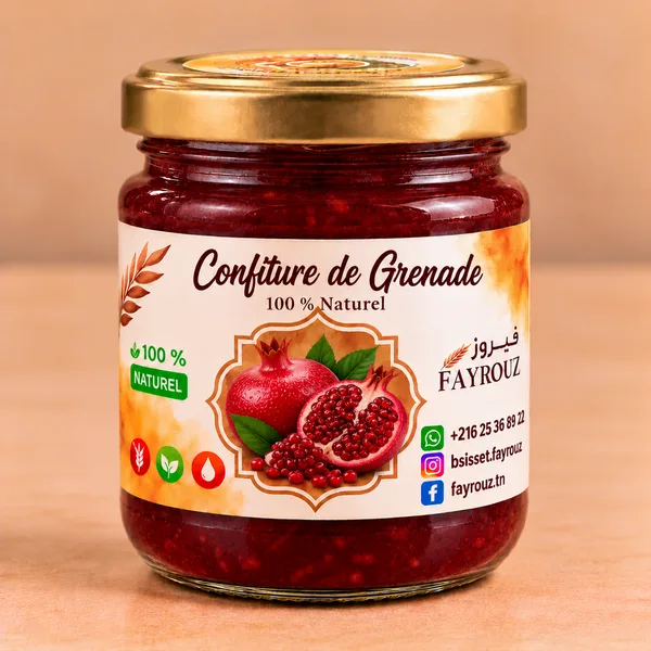 Confiture de grenade (fekia)