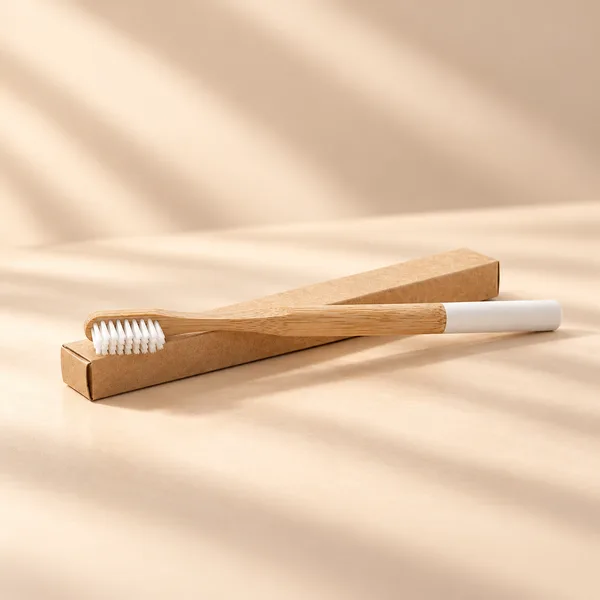 Brosse à dents en bambou 100 % biodégradable
