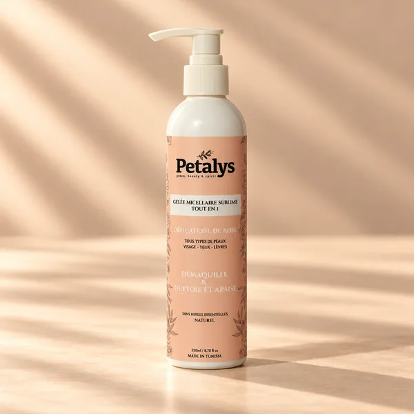 Gelée micellaire tout-en-un ‘Délicatesse de Rose’ 250ml